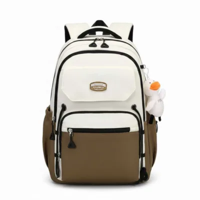 Brawn Cute Large-Capacity School & College Backpack | Simple Casual Student Bag